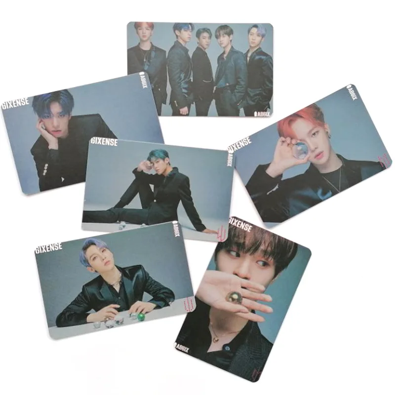 

KPOP AB6IX Photo Cards 6IENSE Collections Cards Set 6 Cards