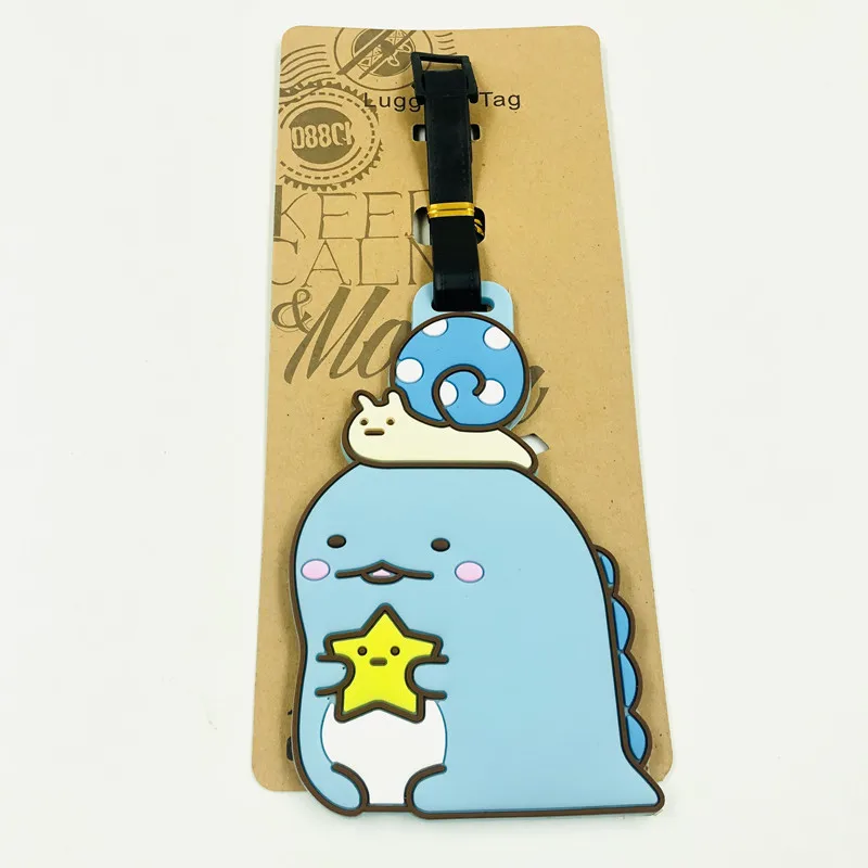 IVYYE Sumikko gurashi аниме аксессуары для путешествий багажная бирка на чемодан ID адреса