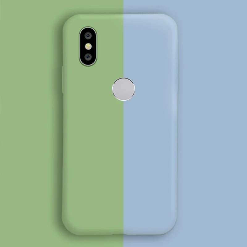 Чехол для Xiaomi Mi A2 Lite легкие мягкие жидкие силиконовые чехлы телефонов бампер xiomi