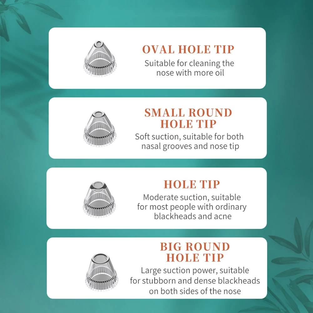 

Blackhead Removal Device Electric Acne Remover Blackhead Vacuum Cleaner Tool Black Spot Pore Cleaner Skin Care Pore Cleaner