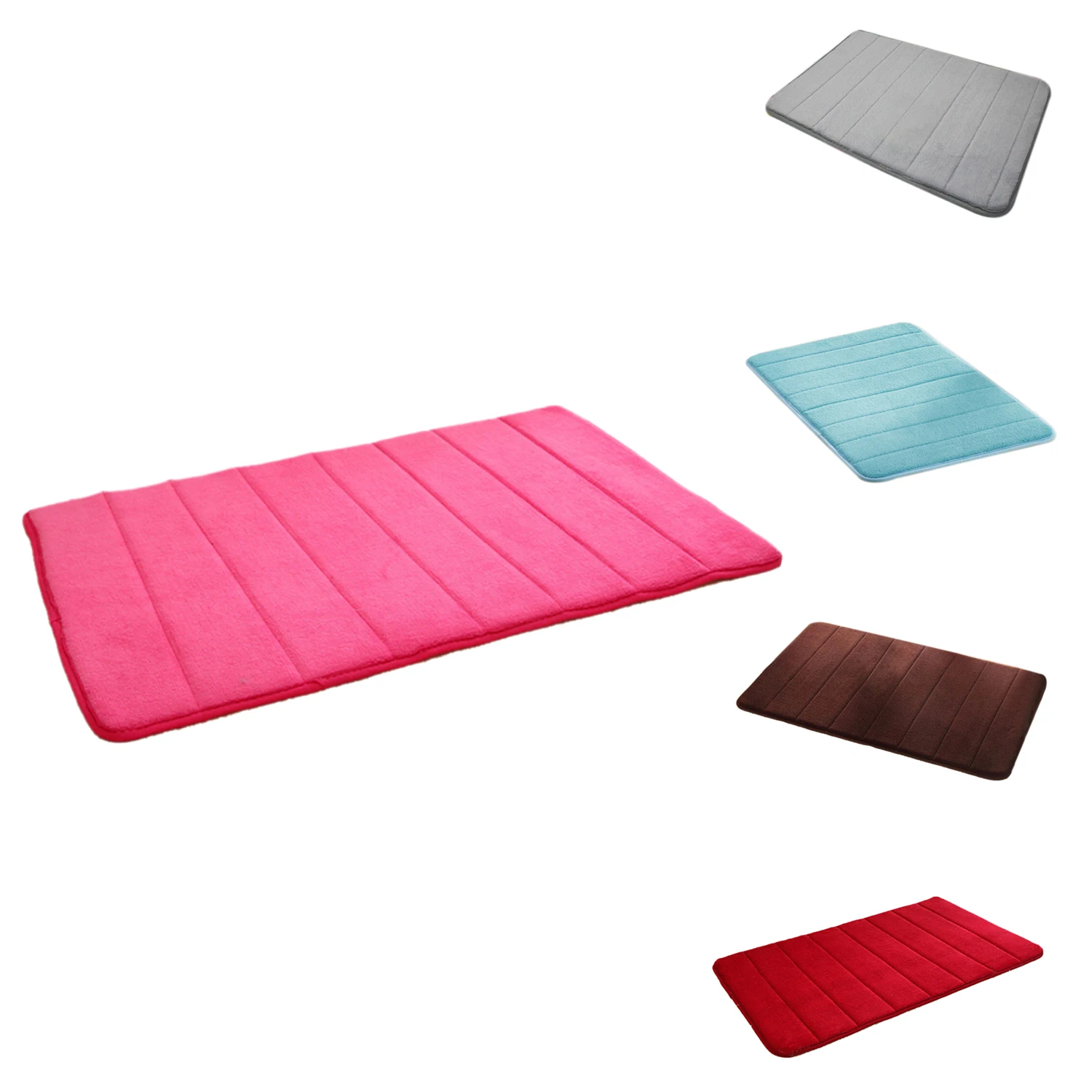 

40*60 Cm Bathroom Bath Mats (Grey)