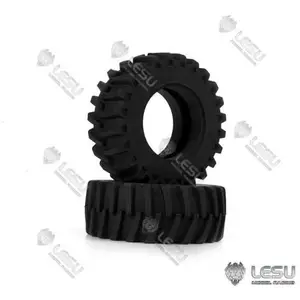 Резиновые Колесные шины LESU 1 пара 112,9 мм для радиоуправляемых моделей самодельных грузовиков, трактор TH16832