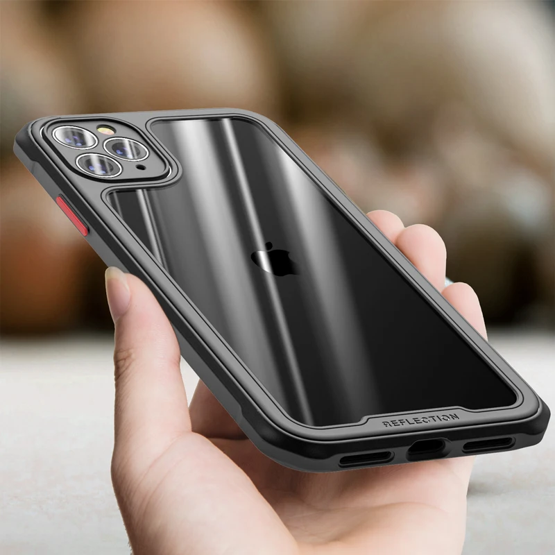 Противоударный чехол для iPhone 11 Pro Max SE 2020 Xs X 7 8 Plus Xr мягкий материал