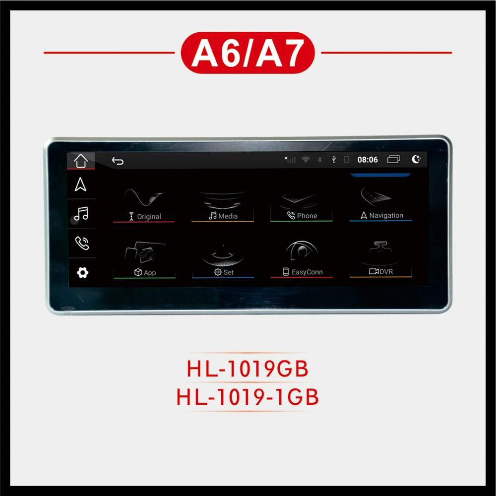 

Android 10 Car Multimedia DVD Stereo Radio Player GPS Navigation Carplay Auto for AUDI A6 A7