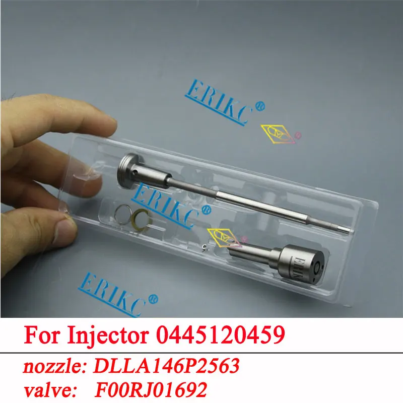 ERIKC 0445120459 комплект для ремонта топливного инжектора насадка DLLA146P2563 0433172563 клапан