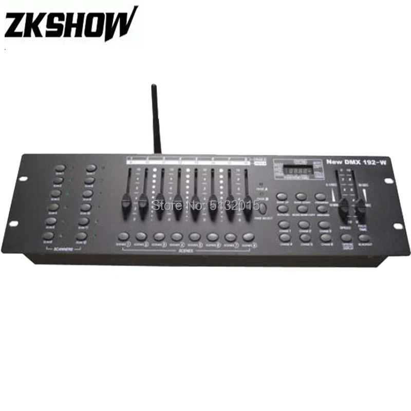 Новинка 192 беспроводная DMX-консоль для вращающегося луча промывочное освещение