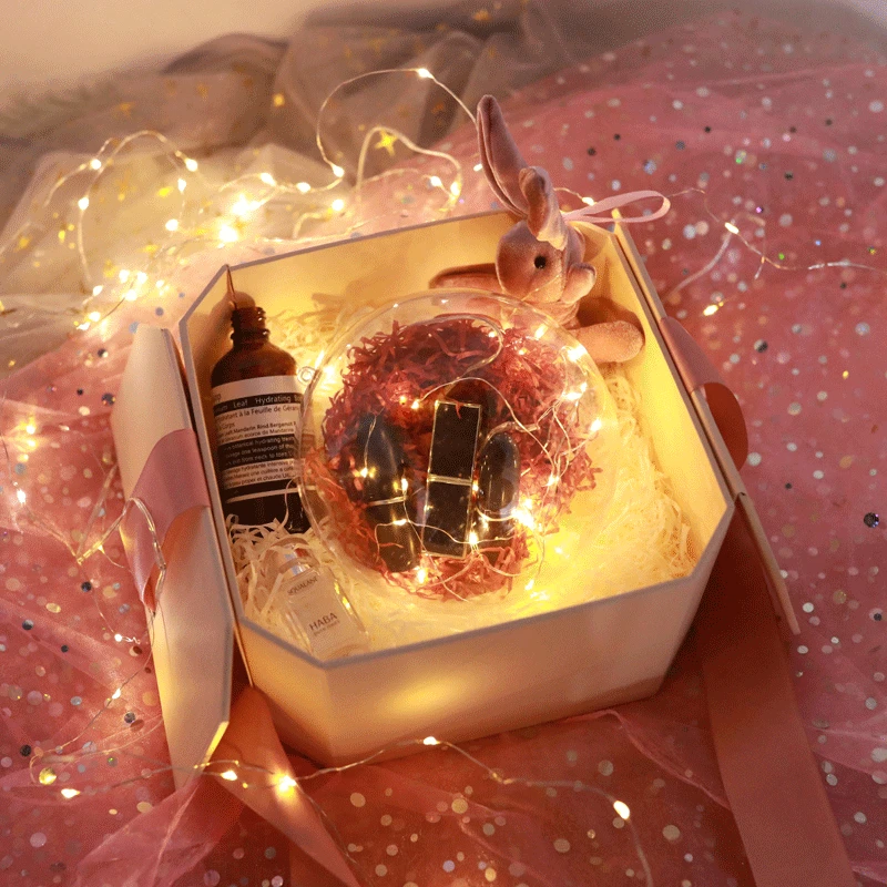 RANO стиль инстаграм стильная бумажная коробка подарочная Романтический подарок