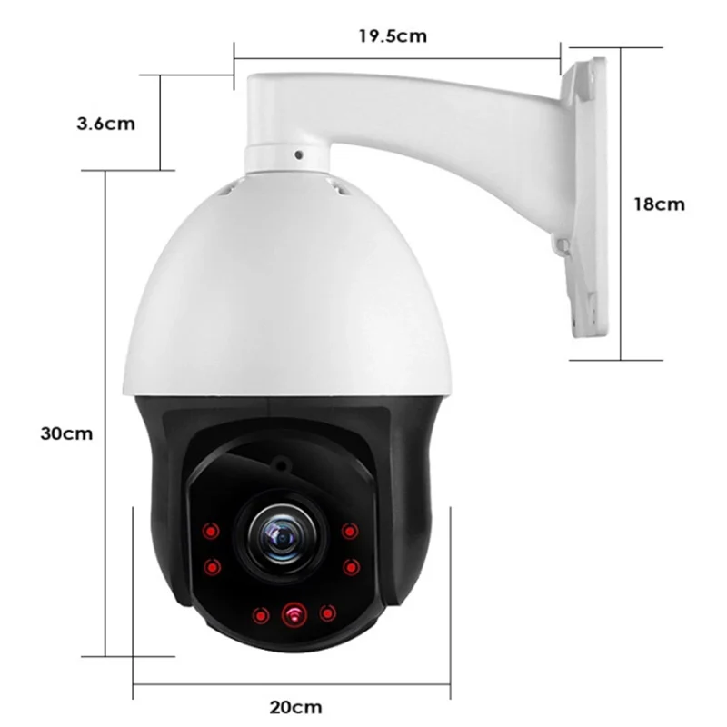 Купольная PTZ камера с функцией автослежения 360 мп IP66|Камеры видеонаблюдения| |