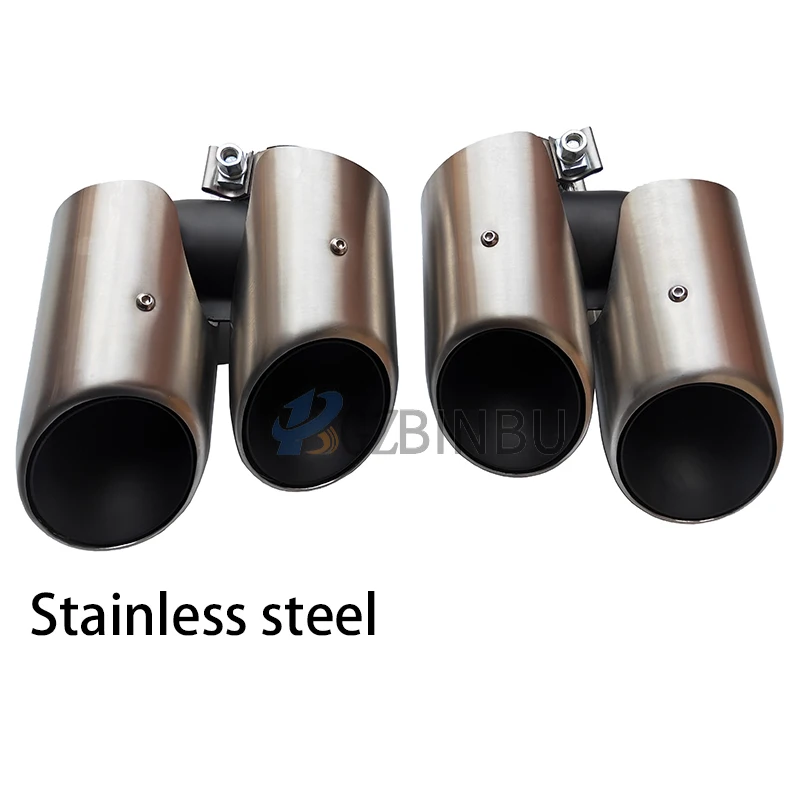 Пара наконечников глушителя наконечник выхлопной трубы для Porsche Macan глушитель 2020