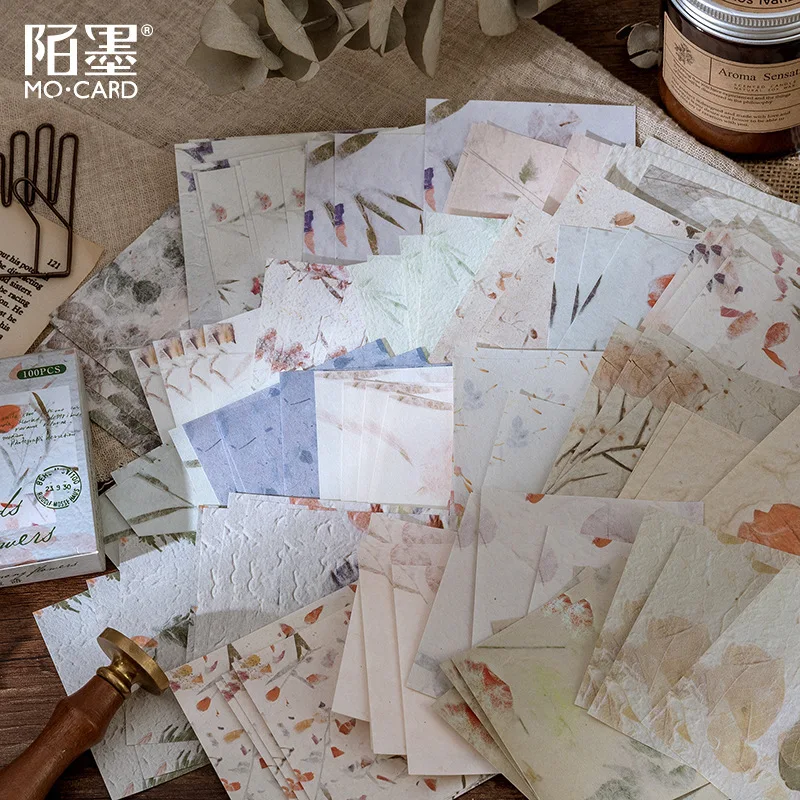 100 шт. бумажные коллажи для книг в стиле ретро|Блокноты| |