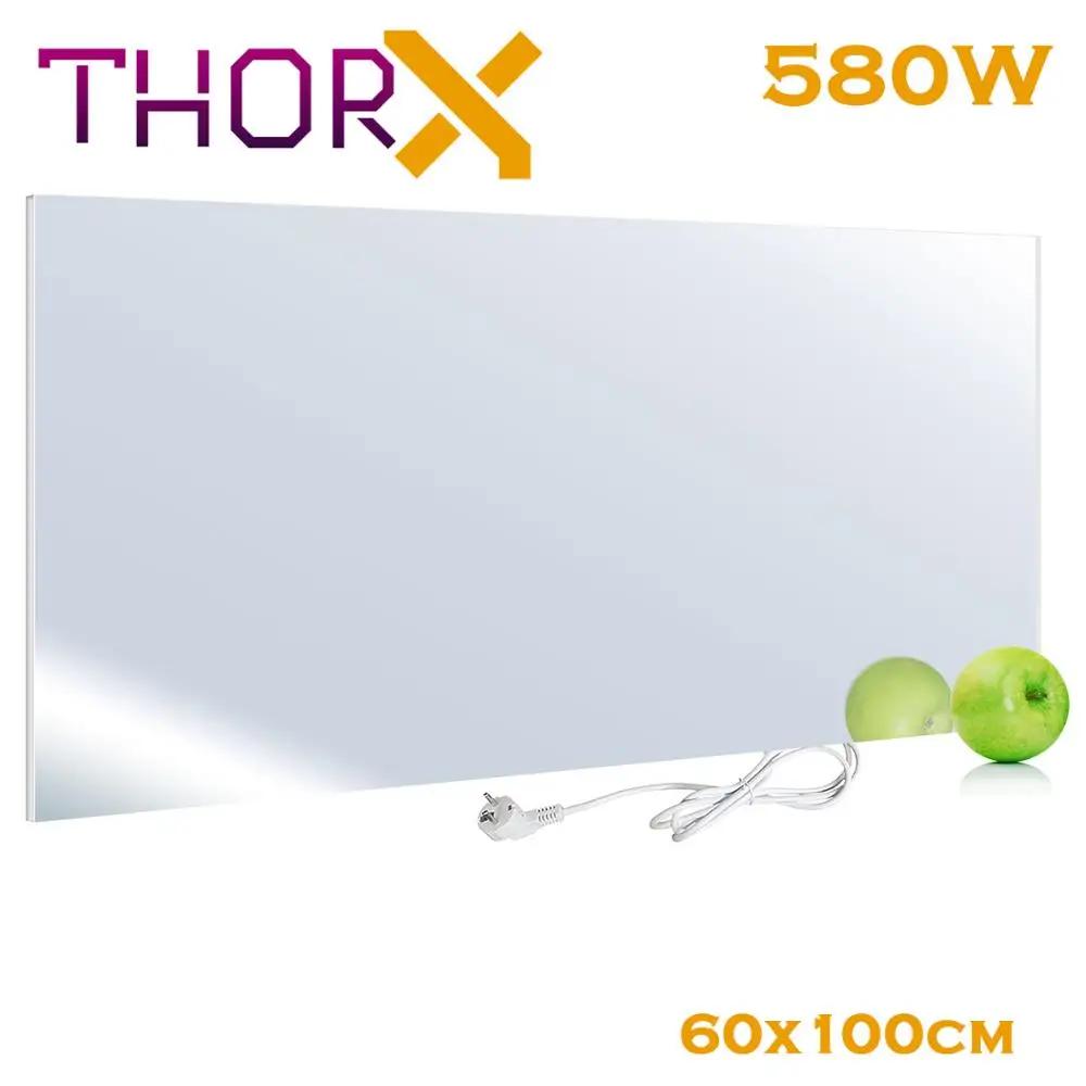 ThorX A580 M инфракрасный обогреватель панель 580 ватт 60x100 см зеркальное стекло