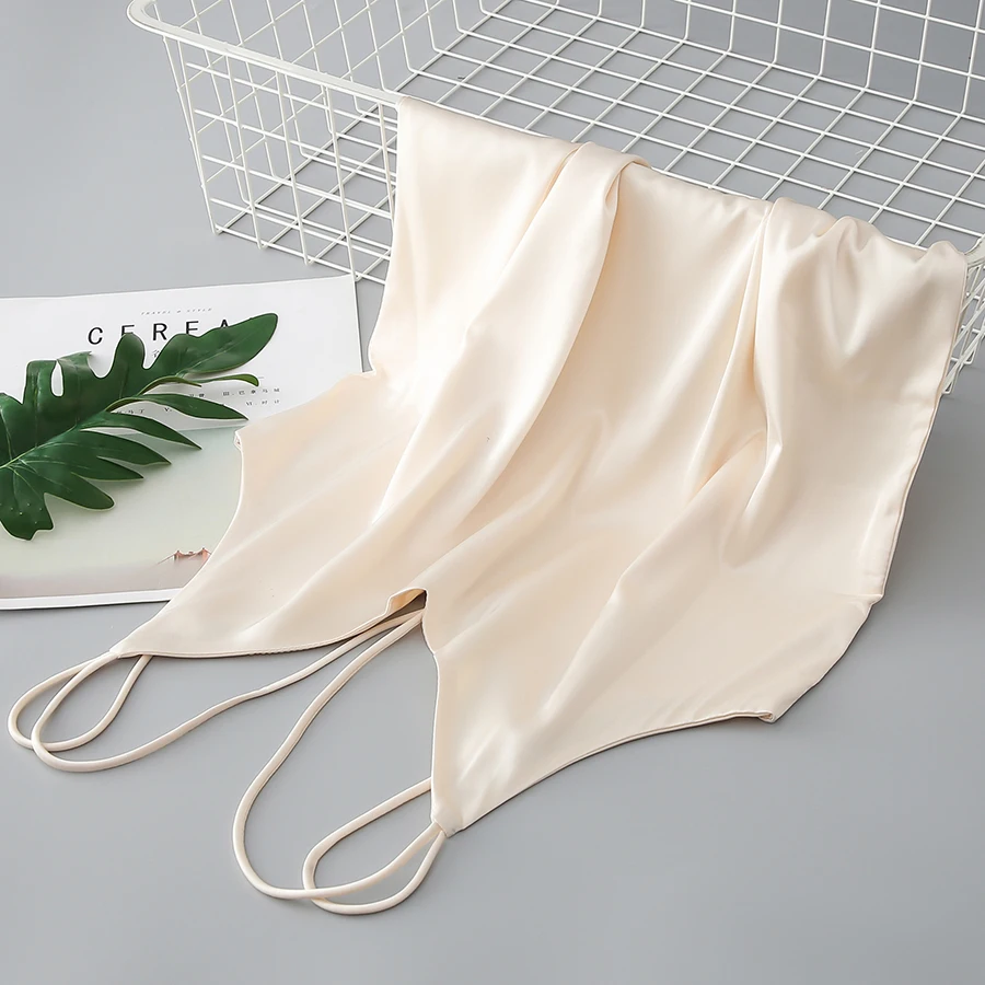 

2021 Summer Satin Silk Tank Tops Female Sexy Strap Basic Spaghetti Strap Tops Women Sleeveless Camisole Camis Vest Black White