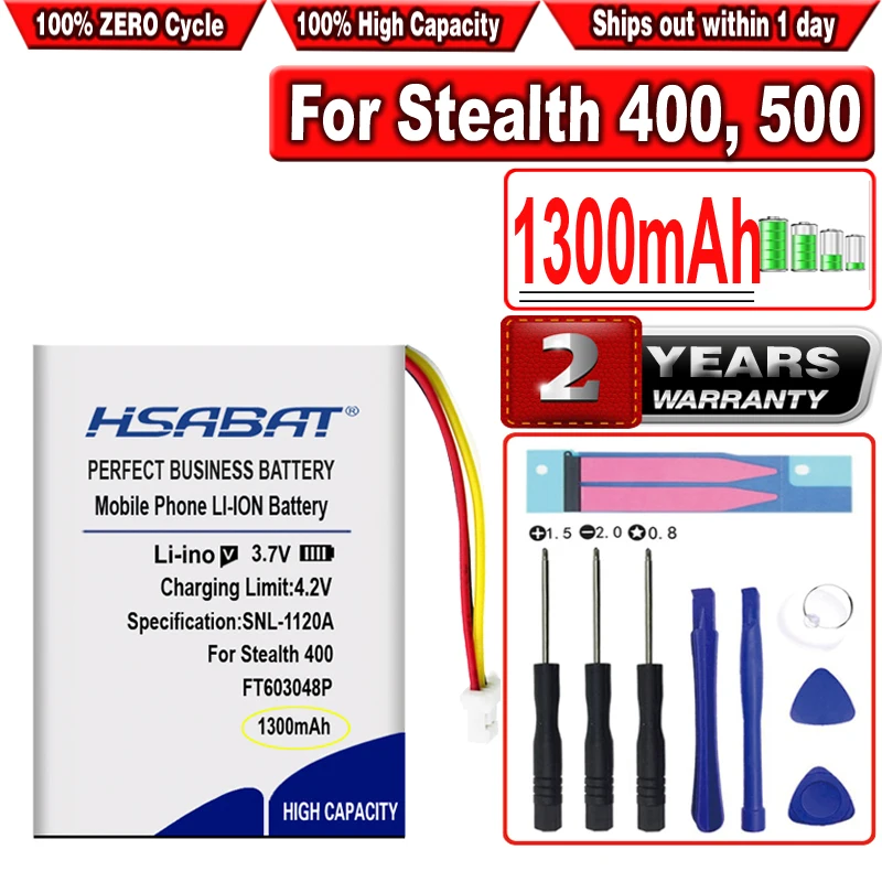 

Аккумулятор HSABAT 1300 мАч для Stealth 400, 500