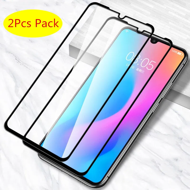 2 шт закаленное стекло для Xiaomi mi 9 lite защита экрана Анти взрыв полное покрытие