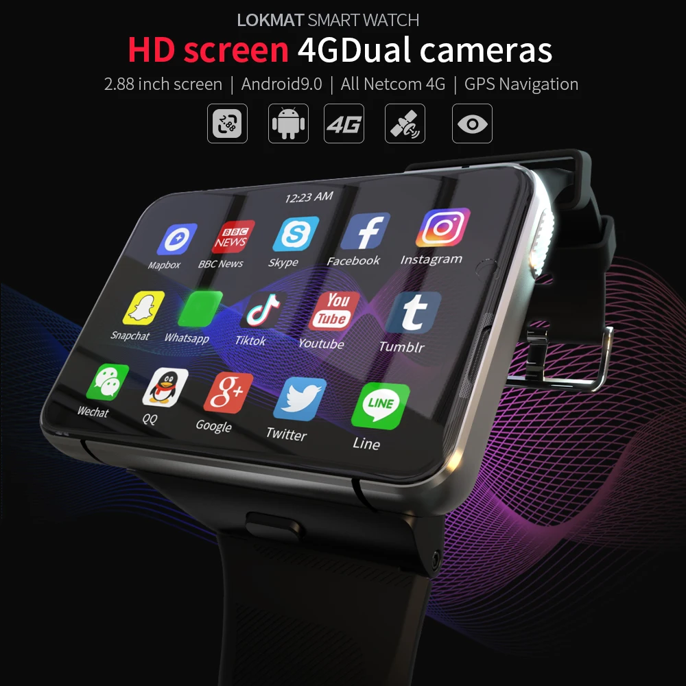 4G LTE Смарт-часы телефон 2 88 дюйма 480*640 Экран съемные часы ОЗУ 4 Гб ПЗУ 64 Камера 13 МП