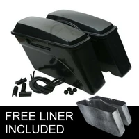 motorcycle unpainted hard saddlebags for harley touring road king street glide electra glide 1994 2013