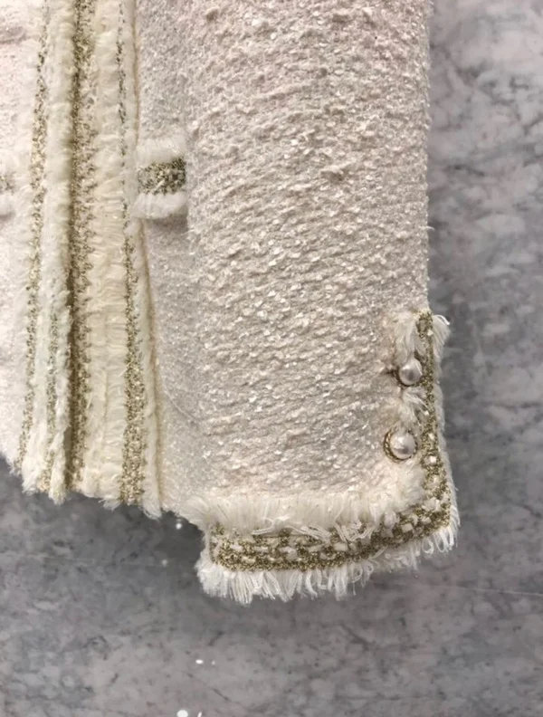 

Spring and autumn Women new Korean fashion loose was thin wild small suit jacket quality tweed small fragrance wind suit Blazers