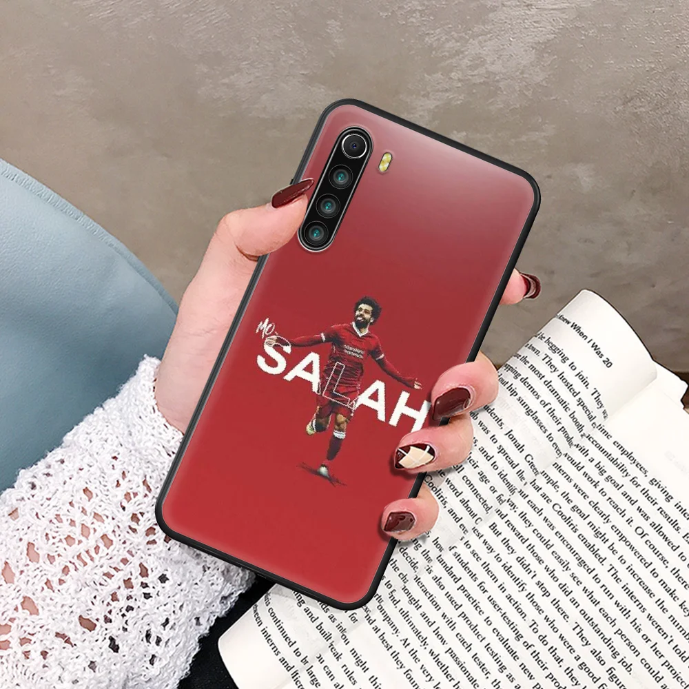 

Mohamed Salah Football Phone Case For Xiaomi Redmi Note 7 8 8T 9 9S 4X 7 7A 9A K30 Pro Ultra black Prime Silicone Cell Painting