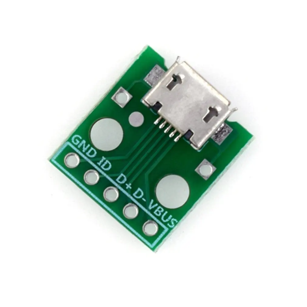 Hw 769 плата адаптера Micro Usb Для Dip Female B Type Mike 5p патч для инвертирования адаптер