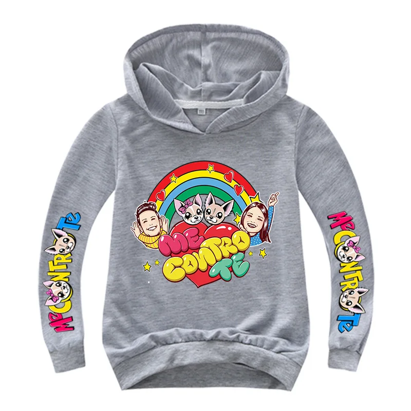 

me contro te Print Kid Hoodies Fashion Baby Boy Cotton Sweatshirts Girl Top Sportswear Tee Children Long Sleeve T Shirt Costumes