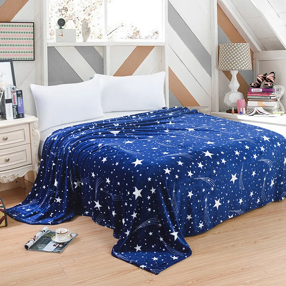 Home Textile Weighted Blanket Super Warm Soft Solid Blankets Throw On Sofa Bed Travel Patchwork Bedspread Bedding Flannel #T1P | Дом и сад
