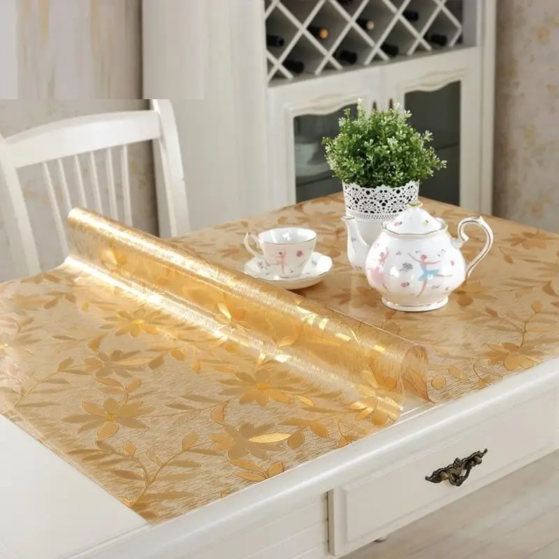 Прозрачная скатерть из ПВХ прямоугольная Toalha De Mesa Manteles|Скатерти| |