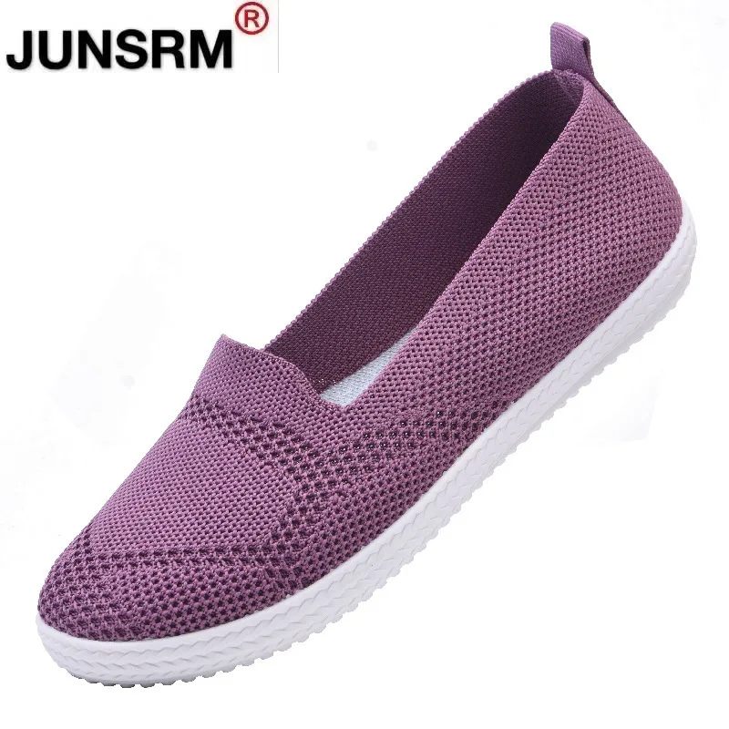 

Women's Sneakers Mesh Breathable Walking Shoes Female Casual Vulcanized Ladies Flats Slip on Light Plus Size Zapatos De Mujer