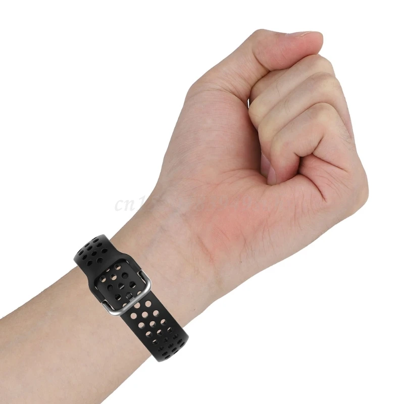 

Breathable Replacement Silicone Wrist Sport Strap Watch Band for -HUAWEI Watch Fit 1.64" Vivid AMOLED Display Watch