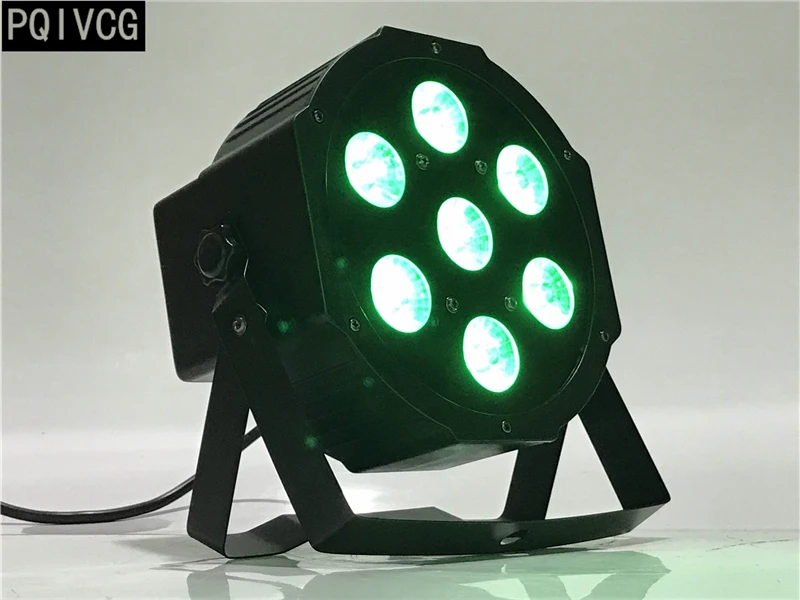 7x12 Вт led par Светильник 12 Вт rgbw 4в1 dmx512 par Светильник Профессиональный Высокая яркость диско светильник s