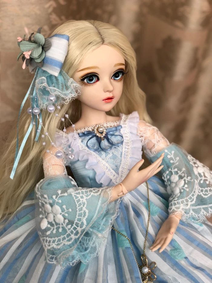 Куклы для девочек SD 60 см, куклы для девочек BJD с платьем, парики, обувь, игрушки для красоты, макияж,, ручная работа, 1/3, силиконовая кукла