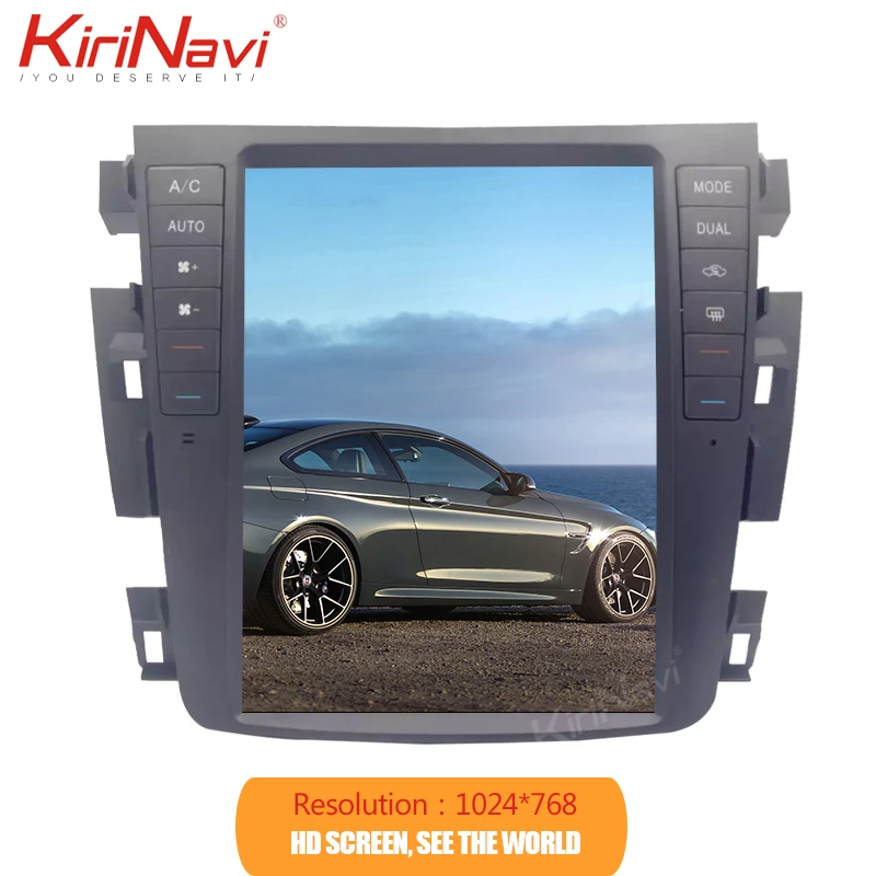 KiriNavi вертикальный экран Tesla style 10," 1 Din Android 8,1 Автомагнитола для Nissan Teana автомобильный dvd-плеер gps навигация 2003-2008