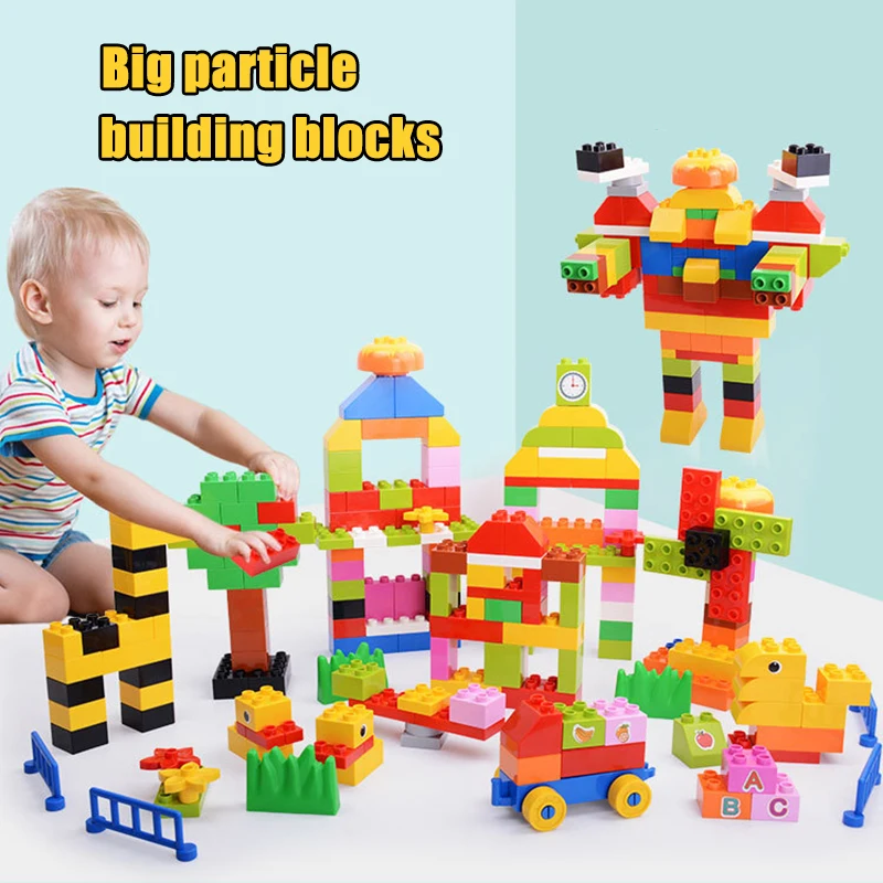 60 ~ 420 шт. большой Размеры кирпич Красочные оптом кирпичики пластины DIY