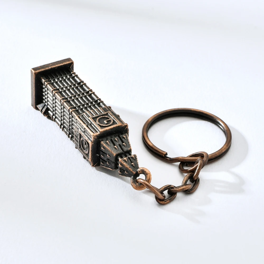 Лондонский золотой часы модель маленький мини брелок Сувенир подарок 3D Металл Лондон Великобритания сувенир из Британии Биг Бен брелок для фестиваля
