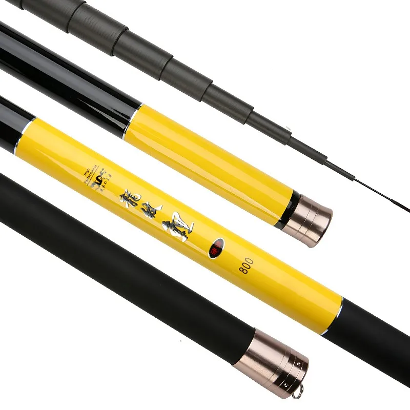 

8m 9m 10m 11m 12m 13m Power Hand Rod Super Hard Telescopic Fishing rod Olta Carbon Fiber Rod Feeder Spare 4 Tips B050