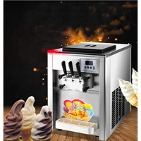 tabletop 3 flavors soft serve ice cream machine countertop 21 mixed flavors soft ice cream machine desktop yogurt ice cream mac