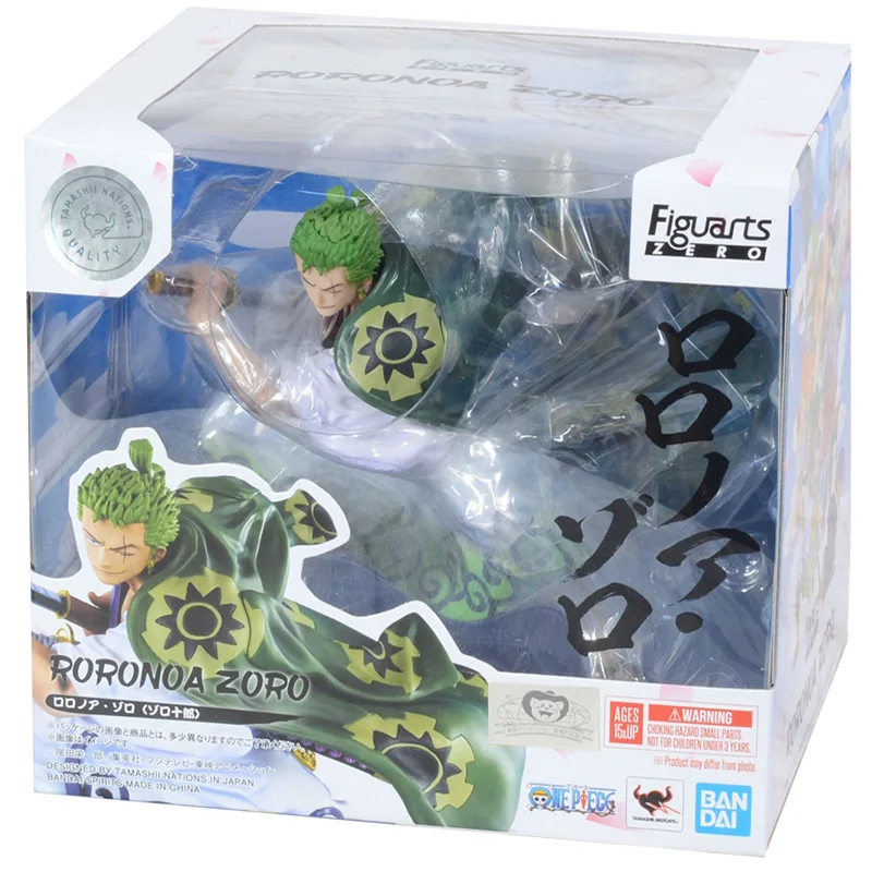 

Original Bandai One Piece Figure Fz Figuarts Zero Zoro Wano Country Action Pvc Collection Model Toy Anime Figure Toys for Kids