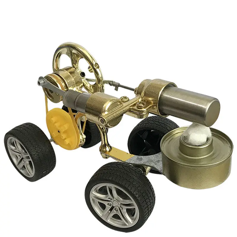 

Stirling Engine Car Steam Engine Model Education Physics Kit Science Toy Props Gift DIY Art Generator School Supplies Accessorie