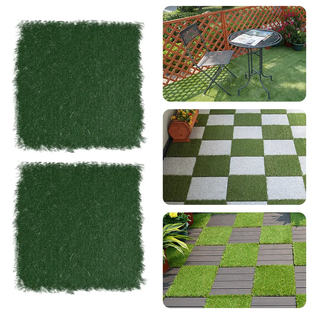 Искусственная многоразовая Нескользящая искусственная трава для украшения сада