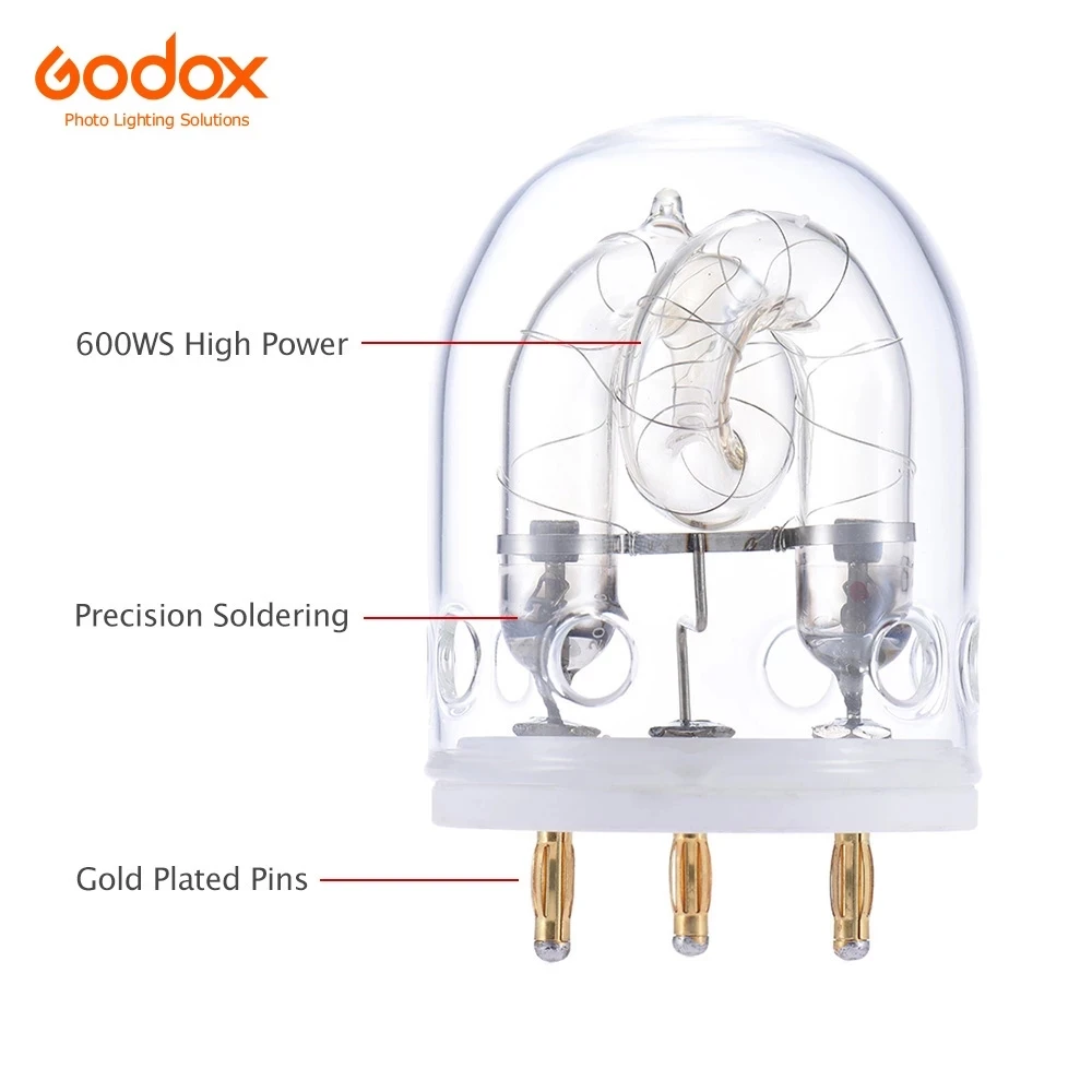 Godox AD-FT600 600W Flash Tube Bare Flash Light Bulb for Godox Witstro AD600 AD600B AD600BM AD600M Outdoor Flash Strbe