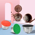 Многоразовая капсула для кофе Dolce Gusto, многоразовый фильтр из нержавеющей стали для кофе, вспениватель молока для Mini Lumio