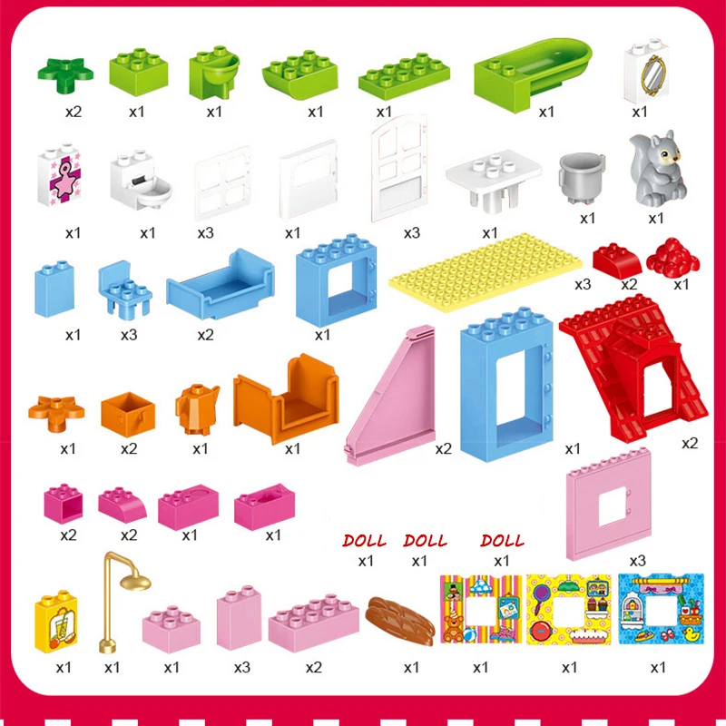 Сделай сам большие частицы друзья розовый город девушка принцесса розовая