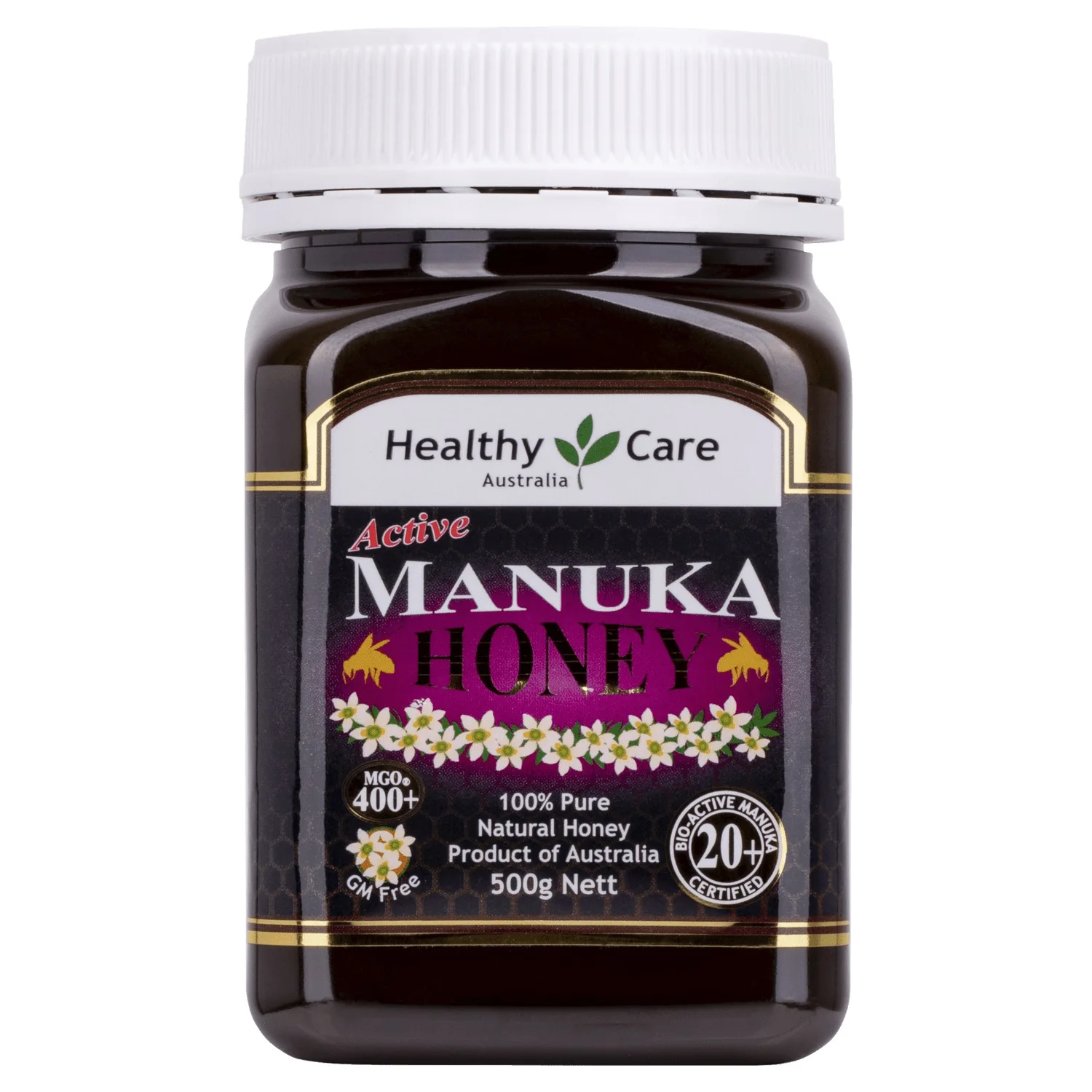 Оригинальное Австралийское средство для здорового здоровья Manuka Honey UMF20 + MGO400 500 г