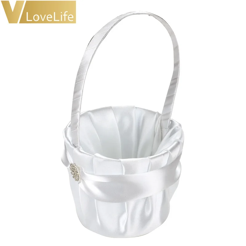 4 шт./компл. Белая лента для гостевой книги с бантом Стразы свадебная церемония