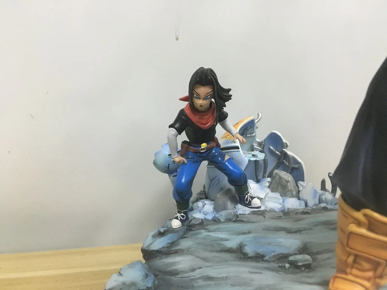 Dragon Ball 1/6 масштаб Future trunks VS Android Смола GK Фигурка Статуя в наличии| |