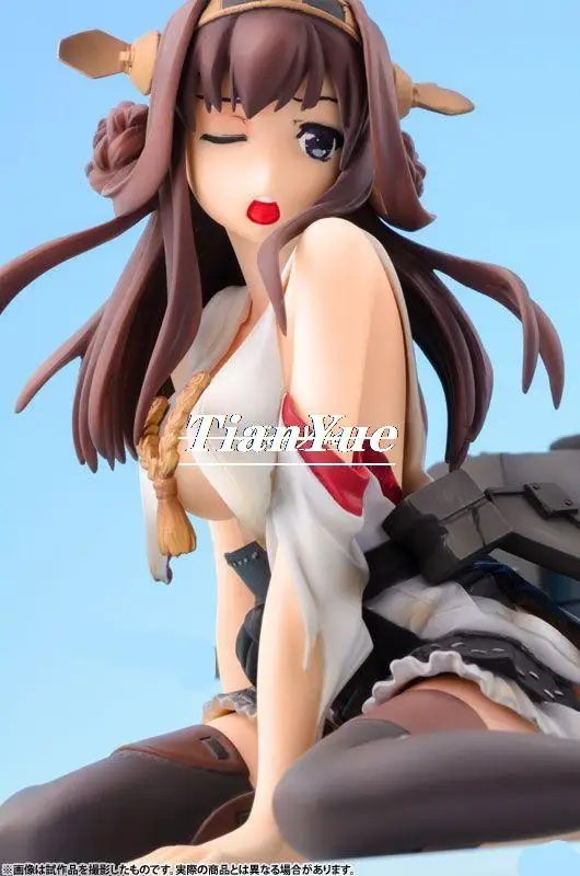 

Anime Navy Collection Kongou Sitting Ver. 1/7 Figure Girls Doll Toys 12cm