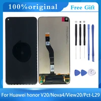 6 4 lcd display replacement for huawei honor view 20 lcd v20 display touch screen digitizer assembly for nova 4 lcd screen