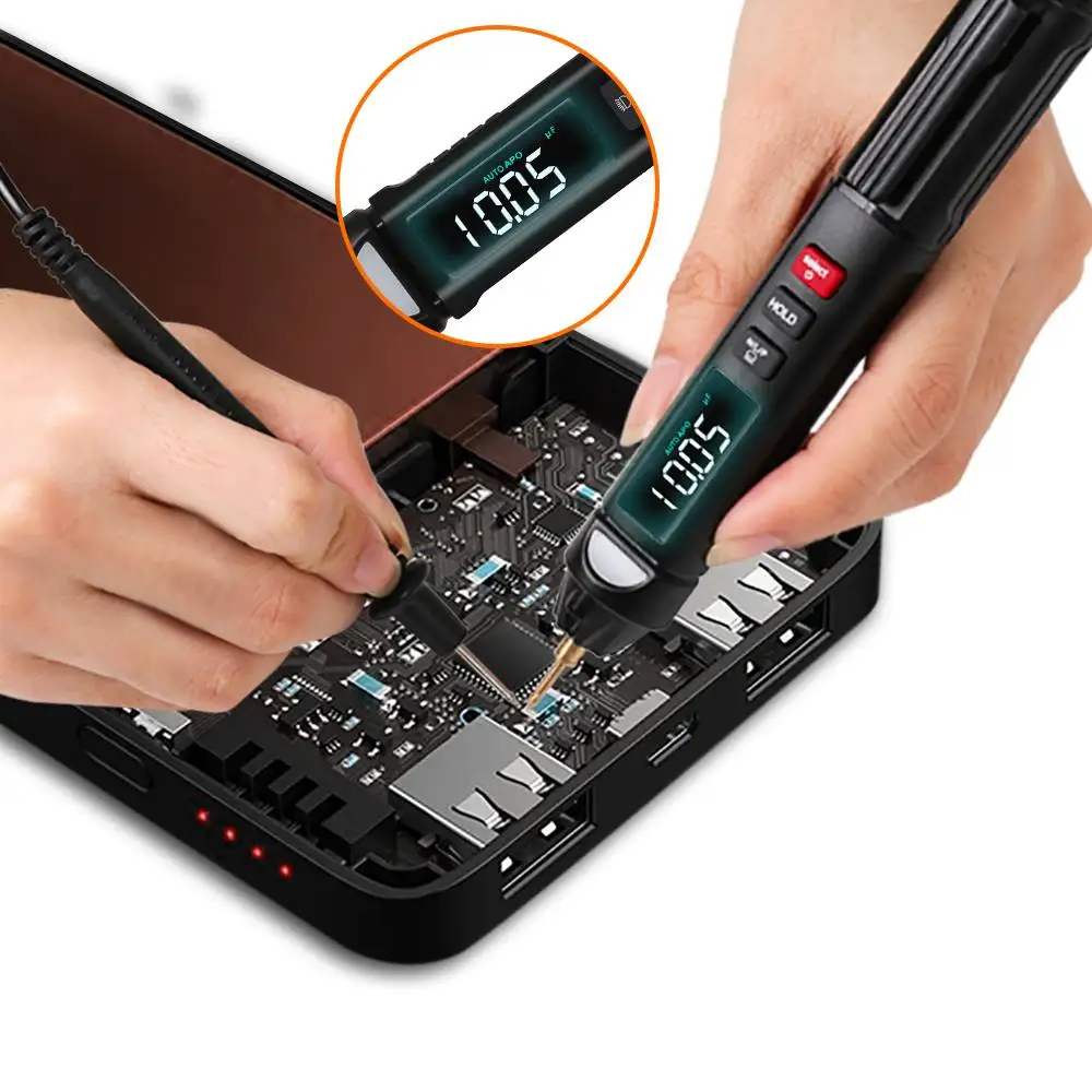 Мультиметр mustools MT007 Pro 3 в 1 цифровой мультитестер с ручкой функция True RMS ручка для