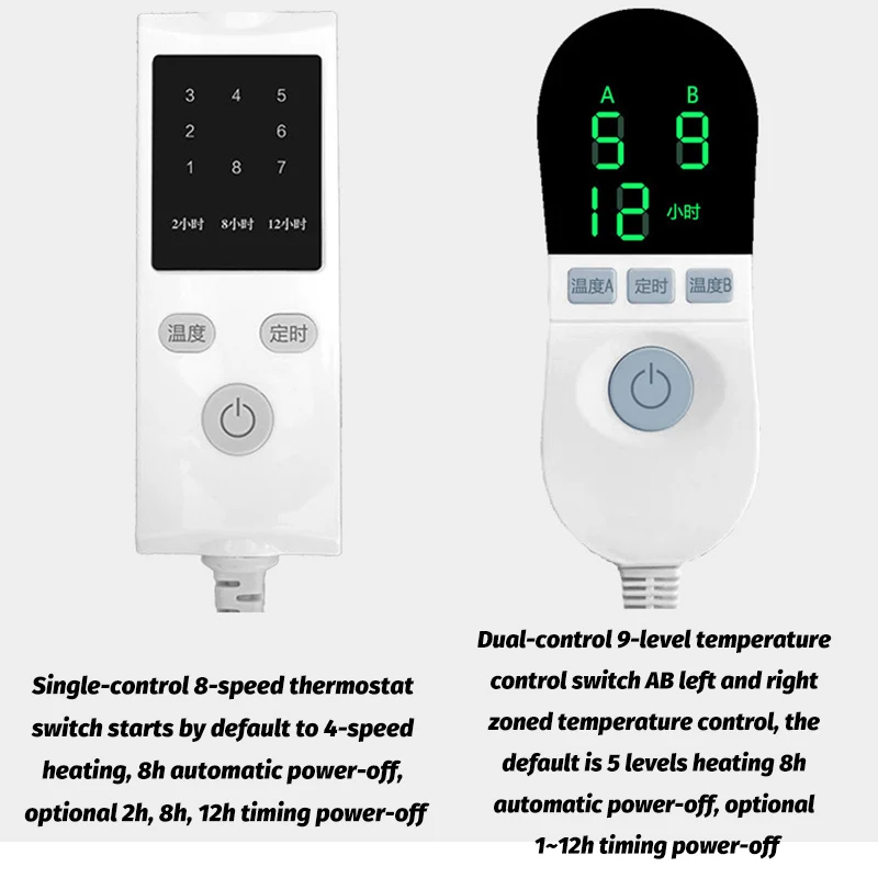 Одеяло плюшевое двойное одеяло с подогревом безопасное электрическое толстый