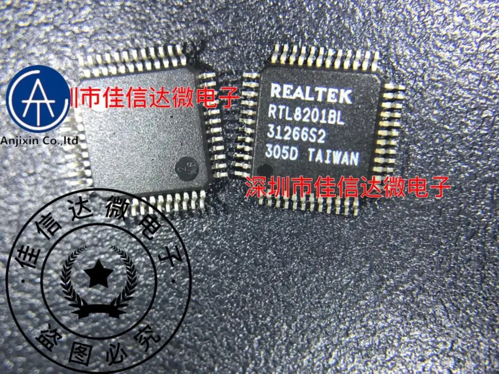 

10 шт., 100% оригинальный новый, в наличии, RTL8201BL RTL8201 контроллер Ethernet QFP