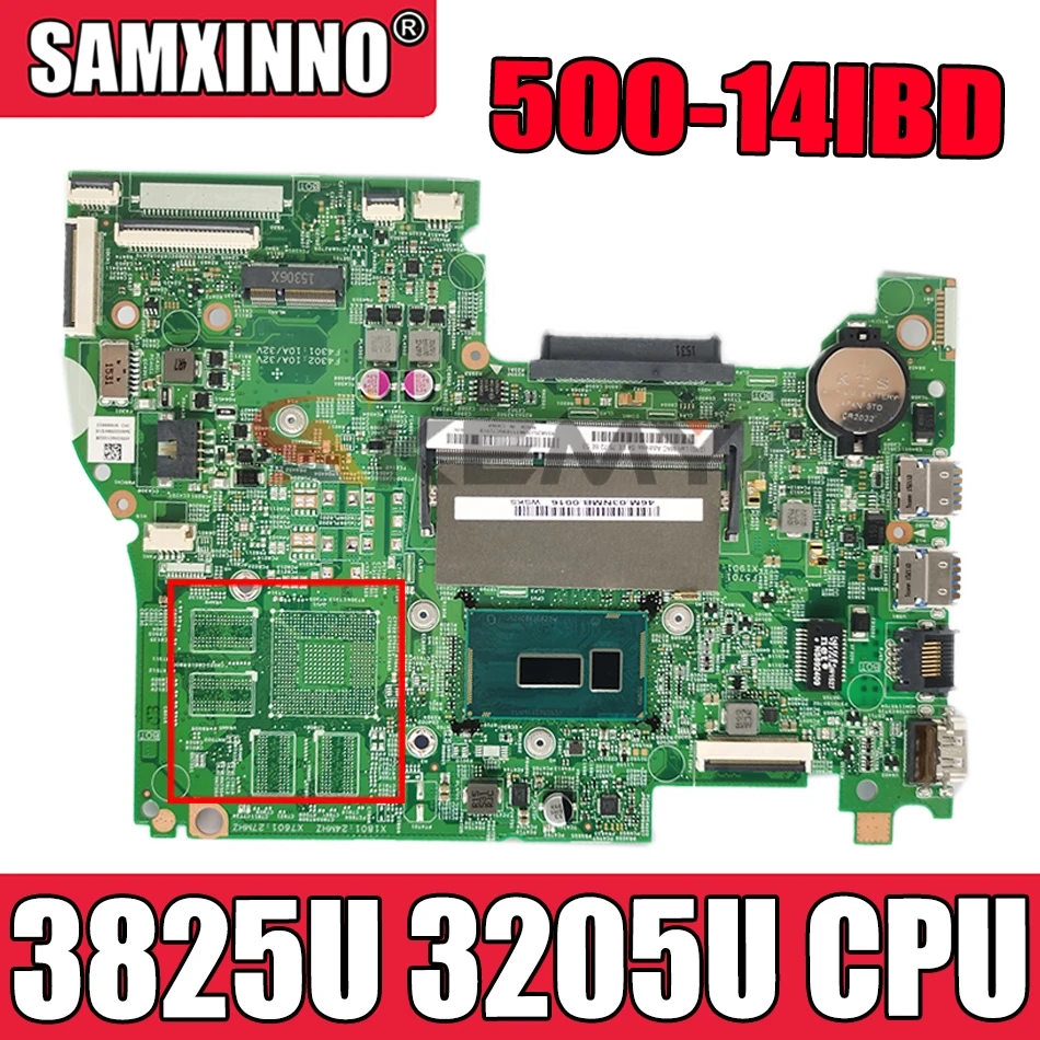

for Lenovo YOGA 500-14IBD Flex 3-1470 notebook motherboard 14217-1M 448.03N03.001M with 3825U 3205U CPU tested 100% working